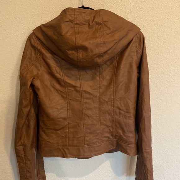 Garage traditional brown leather jacket - Picture 6 of 9